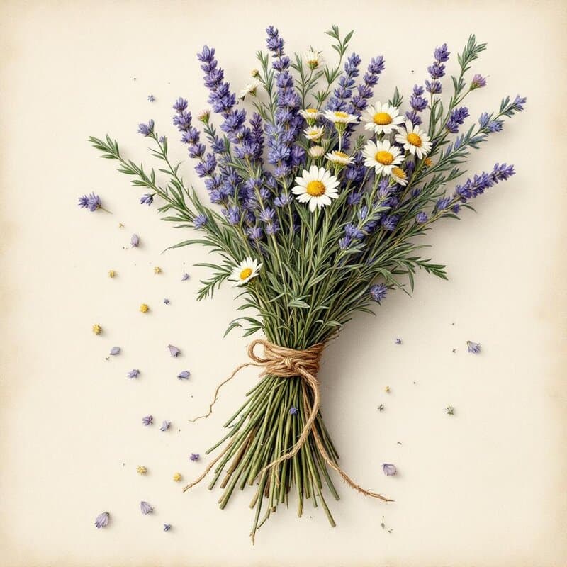 AI-generated botanical illustration