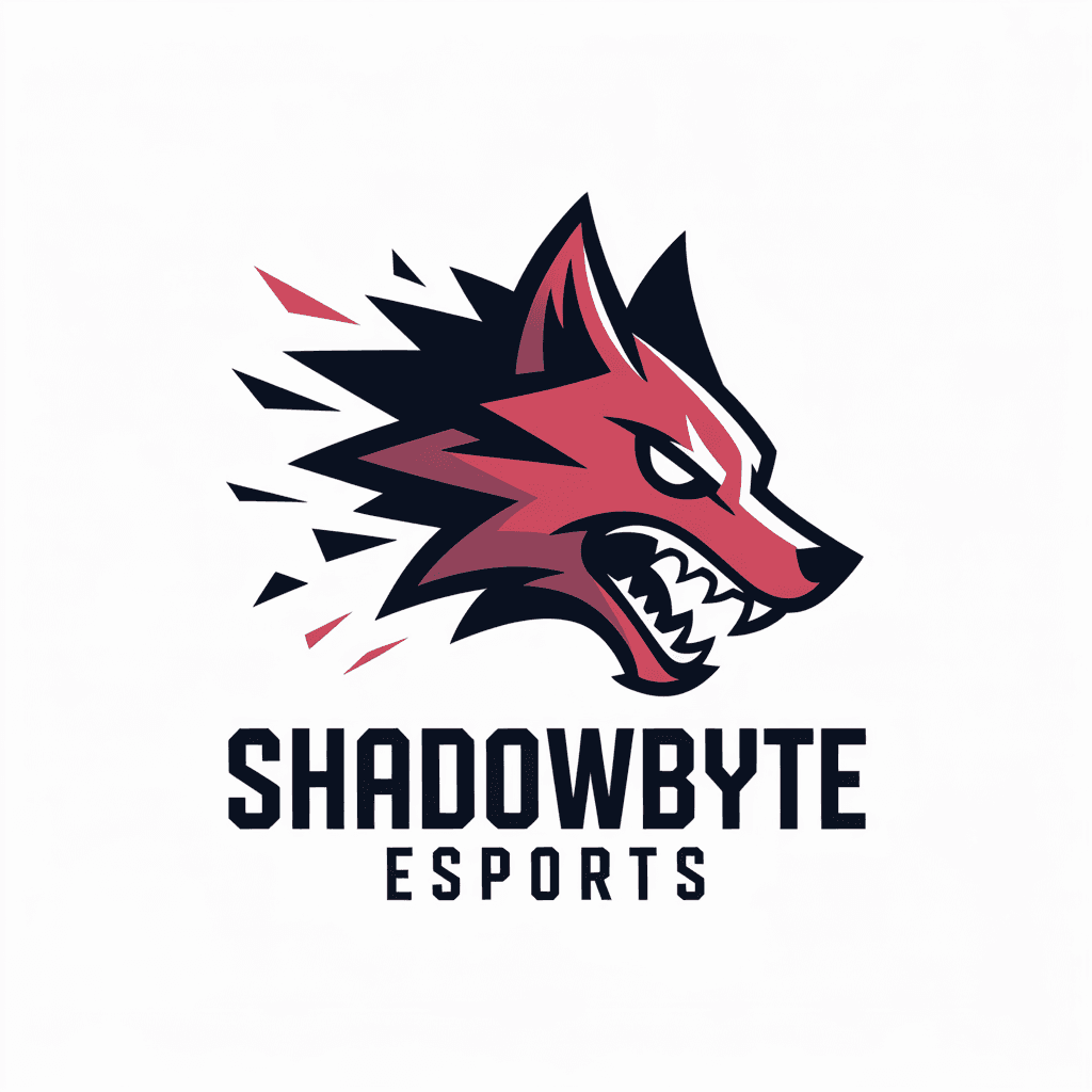 Shadowbyte logo wordmark concept