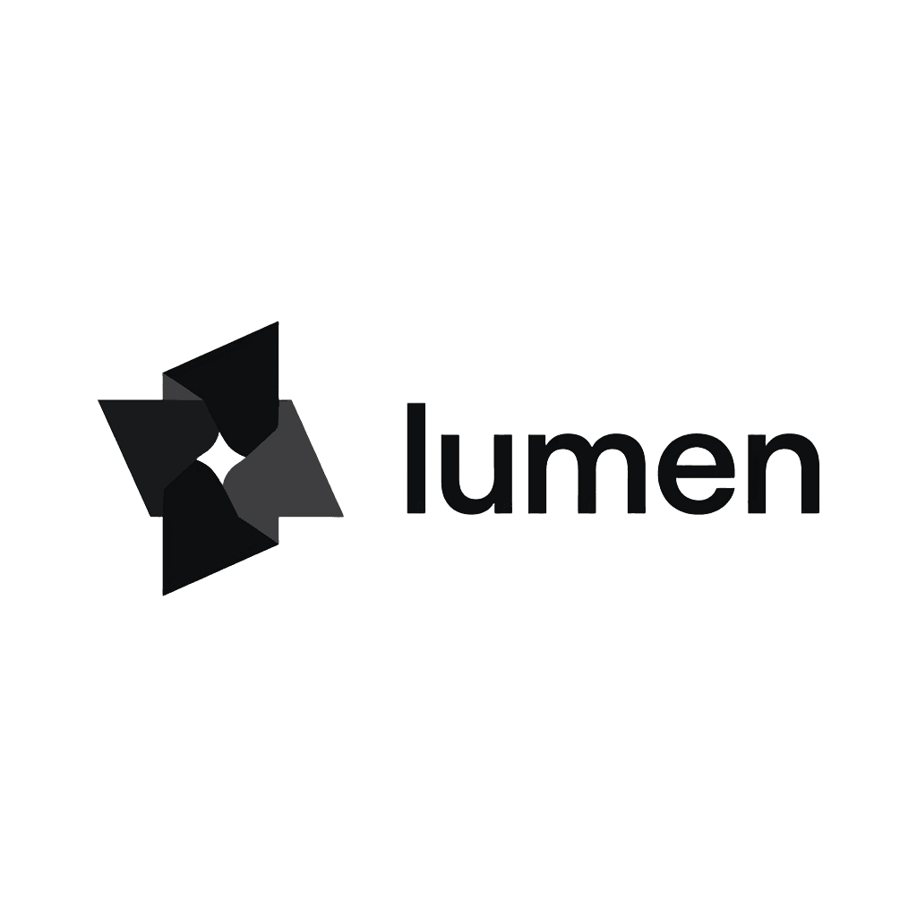 LUMEN minimalist logo design concept