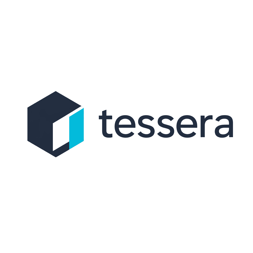 Tessera minimalist logo design concept